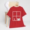 Peeking Cat Window T-Shirt  Cute Cat Graphic Tee
