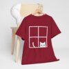 Peeking Cat Window T-Shirt  Cute Cat Graphic Tee