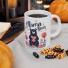 Mama Bear Mug , Cute Mother’s Day Mug, Gift for Mom, Heart, Floral Design