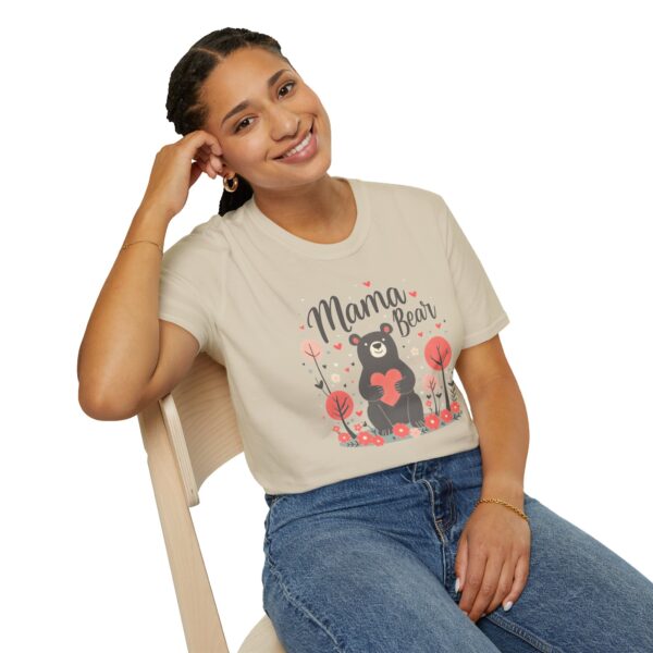 12765354812753722810_2048.jpeg Mama Bear Mother's Day T-Shirt Cute Floral Design, Gift for Mom, Birthday