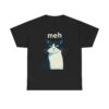 13480583525518300838_2048.jpeg Meh Tuxedo Cat Unisex T-Shirt | Sarcastic Introvert Graphic Tee