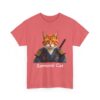 Samurai Cat T-Shirt – Fierce Orange Tabby in Traditional Armor Art Tee