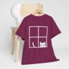 Peeking Cat Window T-Shirt  Cute Cat Graphic Tee