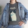 14496351225299372334_2048.jpeg Meh Tuxedo Cat Unisex T-Shirt | Sarcastic Introvert Graphic Tee