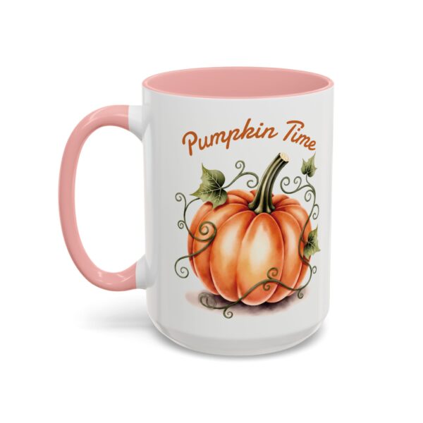 Pumpkin Time Coffee Mug, Fall Decor Coffee Cup, Autumn Mug Gift, Seasonal Mug
