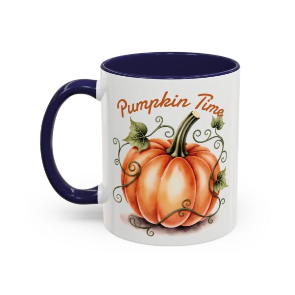 Pumpkin Time Coffee Mug, Fall Decor Coffee Cup, Autumn Mug Gift, Seasonal Mug