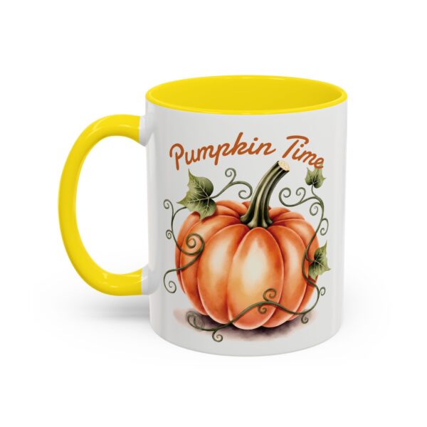 Pumpkin Time Coffee Mug, Fall Decor Coffee Cup, Autumn Mug Gift, Seasonal Mug