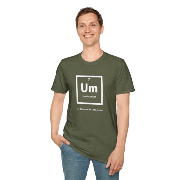 17017825090133927691_2048.jpeg Periodic Table "Um" Indecision Shirt | Clever Science Humor Tee