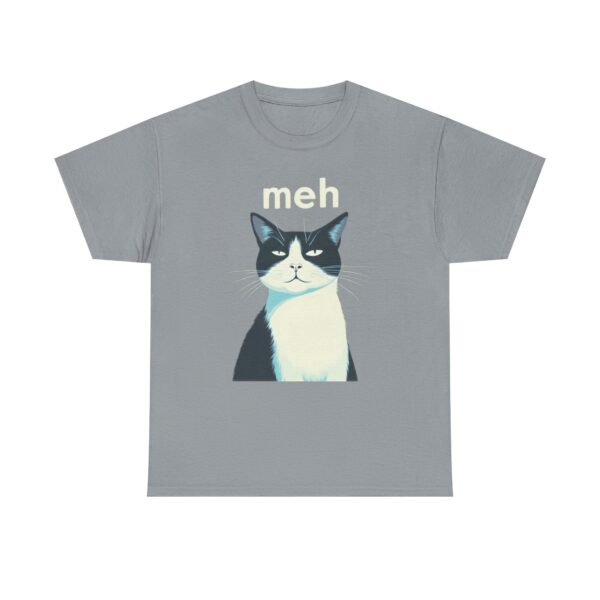 17025008128419163435_2048.jpeg Meh Tuxedo Cat Unisex T-Shirt | Sarcastic Introvert Graphic Tee