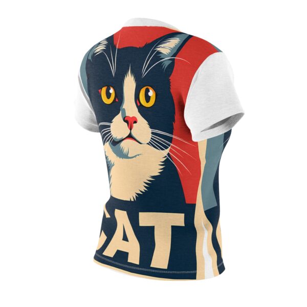Retro Cat Lover Tee, Fun Cat T-Shirt, Gifts for Cat Lovers, Cute  (AOP Printing)