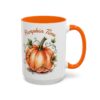 Pumpkin Time Coffee Mug, Fall Decor Coffee Cup, Autumn Mug Gift, Seasonal Mug