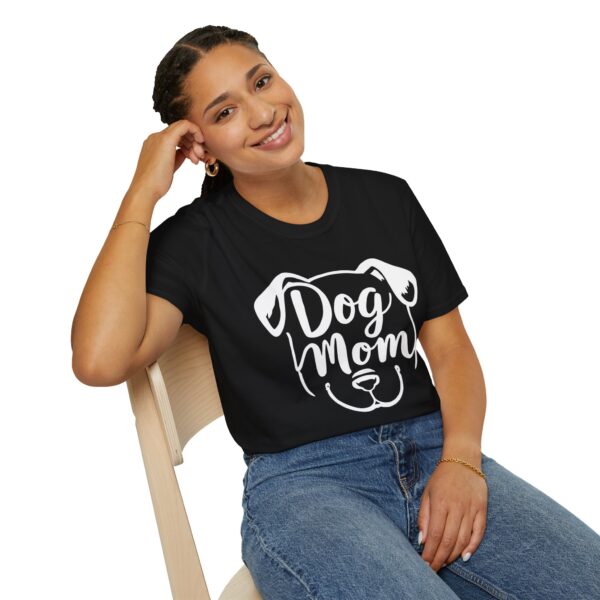 18387262552328228842_2048.jpeg Cute Dog Mom Graphic T-Shirt - Minimalist Pet Lover Apparel