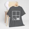 Peeking Cat Window T-Shirt  Cute Cat Graphic Tee