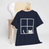 Peeking Cat Window T-Shirt  Cute Cat Graphic Tee