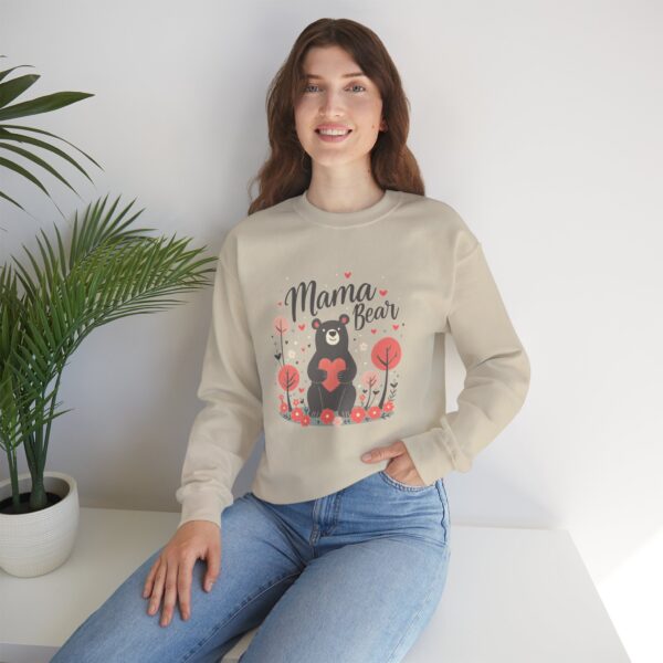 Mama Bear Mother’s Day Sweatshirt Cute Floral Design, Gift for Mom, Birthday