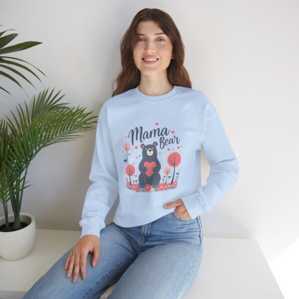 Mama Bear Mother’s Day Sweatshirt Cute Floral Design, Gift for Mom, Birthday