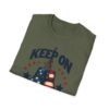 Vintage Patriotic Boxing Gloves T-Shirt | Keep On Fighting Graphic Tee