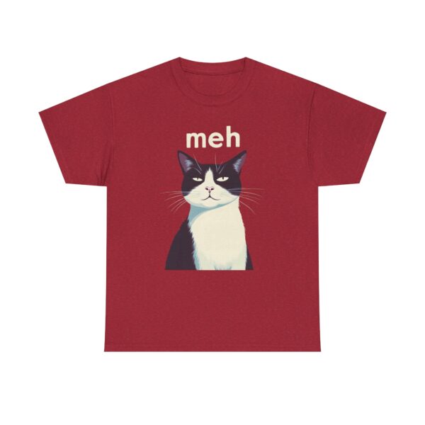 3804304964718413089_2048.jpeg Meh Tuxedo Cat Unisex T-Shirt | Sarcastic Introvert Graphic Tee