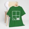 Peeking Cat Window T-Shirt  Cute Cat Graphic Tee