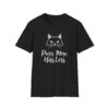 Purr More Hiss Less T-Shirt Funny Cat Lover Tee Positive Message Humorous