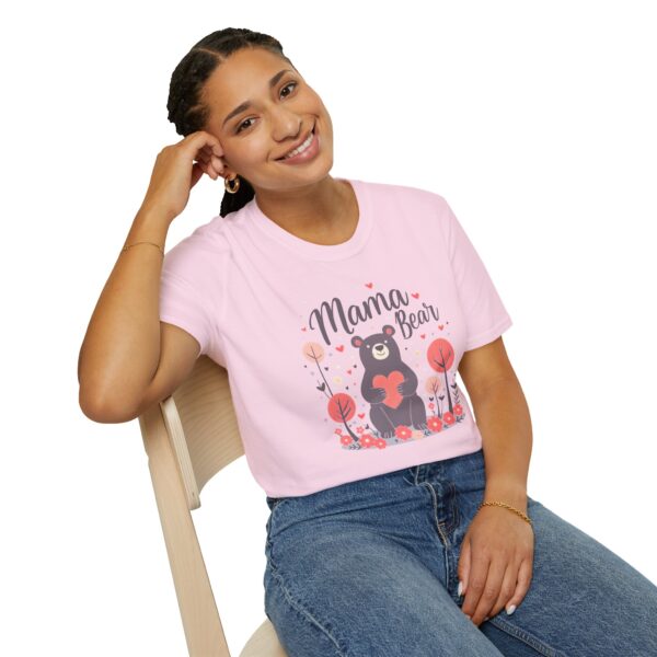 5706380831293880653_2048.jpeg Mama Bear Mother's Day T-Shirt Cute Floral Design, Gift for Mom, Birthday