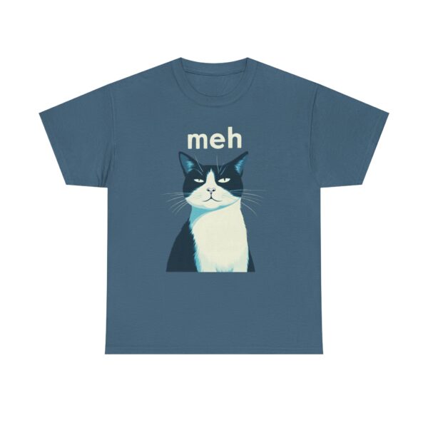 5842510684230917928_2048.jpeg Meh Tuxedo Cat Unisex T-Shirt | Sarcastic Introvert Graphic Tee