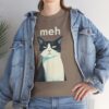 5857026827231064554_2048.jpeg Meh Tuxedo Cat Unisex T-Shirt | Sarcastic Introvert Graphic Tee