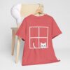 Peeking Cat Window T-Shirt  Cute Cat Graphic Tee
