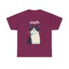 6225473830815581120_2048.jpeg Meh Tuxedo Cat Unisex T-Shirt | Sarcastic Introvert Graphic Tee