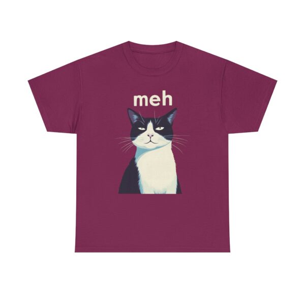 6225473830815581120_2048.jpeg Meh Tuxedo Cat Unisex T-Shirt | Sarcastic Introvert Graphic Tee