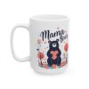 Mama Bear Mug , Cute Mother’s Day Mug, Gift for Mom, Heart, Floral Design
