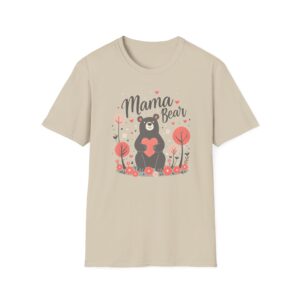 6290707701770559537_2048.jpeg Mama Bear Mother's Day T-Shirt Cute Floral Design, Gift for Mom, Birthday