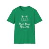 Purr More Hiss Less T-Shirt Funny Cat Lover Tee Positive Message Humorous