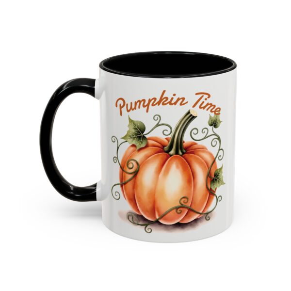 Pumpkin Time Coffee Mug, Fall Decor Coffee Cup, Autumn Mug Gift, Seasonal Mug