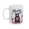 Mama Bear Mug , Cute Mother’s Day Mug, Gift for Mom, Heart, Floral Design