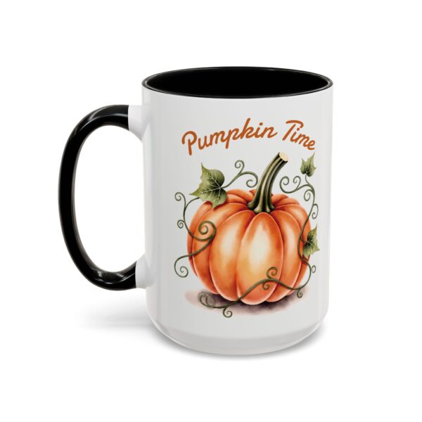Pumpkin Time Coffee Mug, Fall Decor Coffee Cup, Autumn Mug Gift, Seasonal Mug