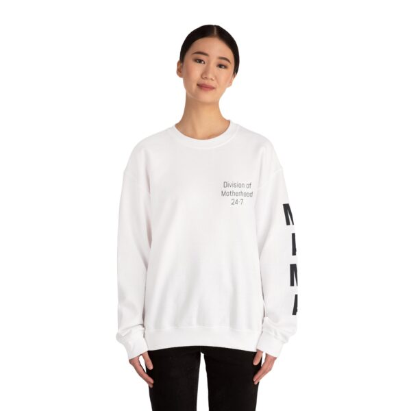 7713206715442267604_2048.jpeg Minimalist MAMA Sleeve Print Sweatshirt | Division of Motherhood Crewneck