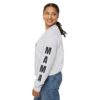 7800200360621307674_2048.jpeg Minimalist MAMA Sleeve Print Sweatshirt | Division of Motherhood Crewneck
