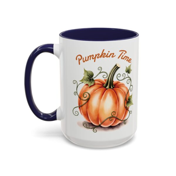 Pumpkin Time Coffee Mug, Fall Decor Coffee Cup, Autumn Mug Gift, Seasonal Mug