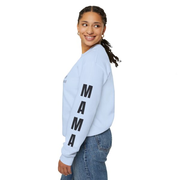 8064946951838086817_2048.jpeg Minimalist MAMA Sleeve Print Sweatshirt | Division of Motherhood Crewneck