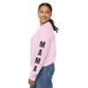 8195872356100562373_2048.jpeg Minimalist MAMA Sleeve Print Sweatshirt | Division of Motherhood Crewneck