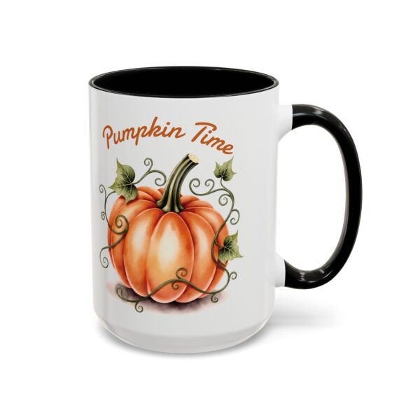 Pumpkin Time Coffee Mug, Fall Decor Coffee Cup, Autumn Mug Gift, Seasonal Mug