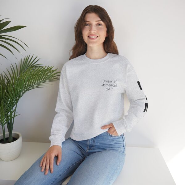 9195898579294638534_2048.jpeg Minimalist MAMA Sleeve Print Sweatshirt | Division of Motherhood Crewneck