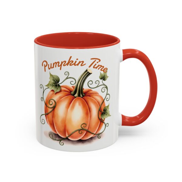 Pumpkin Time Coffee Mug, Fall Decor Coffee Cup, Autumn Mug Gift, Seasonal Mug