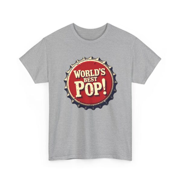 12954718753353767823_2048.jpeg World's Best Pop Vintage Bottle Cap Men's T-Shirt | Retro Graphic Tee