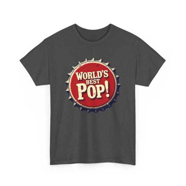 15966029546995942146_2048.jpeg World's Best Pop Vintage Bottle Cap Men's T-Shirt | Retro Graphic Tee