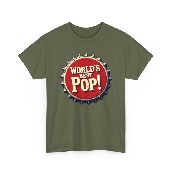 1621590026789276875_2048.jpeg World's Best Pop Vintage Bottle Cap Men's T-Shirt | Retro Graphic Tee