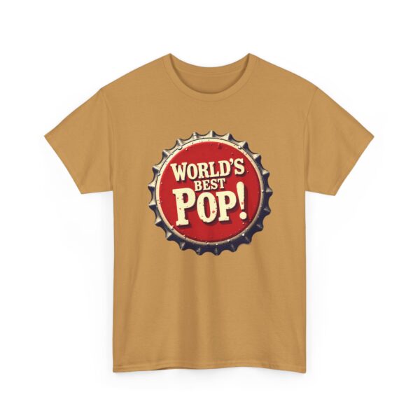 2916910787172871618_2048.jpeg World's Best Pop Vintage Bottle Cap Men's T-Shirt | Retro Graphic Tee
