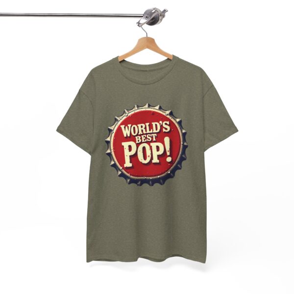 3781226897953883582_2048.jpeg World's Best Pop Vintage Bottle Cap Men's T-Shirt | Retro Graphic Tee