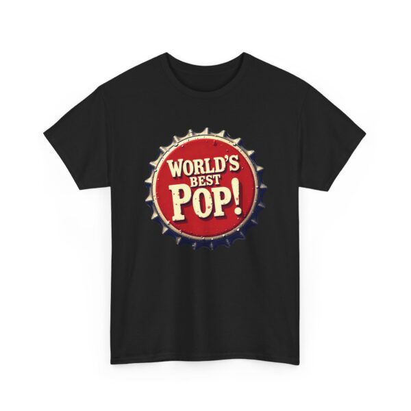 3850066773973580365_2048.jpeg World's Best Pop Vintage Bottle Cap Men's T-Shirt | Retro Graphic Tee